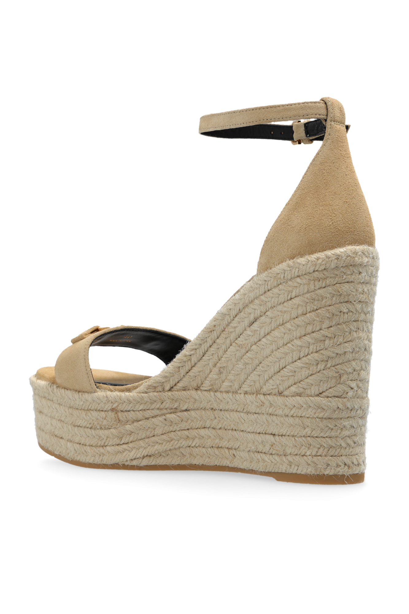 【関税＆送料込み】Versace Beige Wedges With Adjustable Buc Versace Wedge Sandals | Women's Shoes | Vitkac